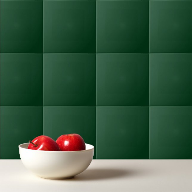 Solid color dark green ceramic tile (Creator Uploaded)