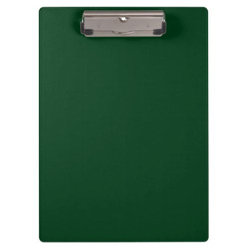 Solid color dark green clipboard