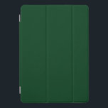 Solid color dark green iPad pro cover<br><div class="desc">Solid color dark green design.</div>