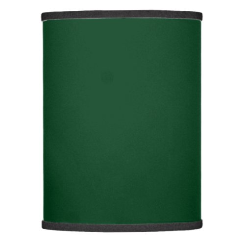 Solid color dark green lamp shade