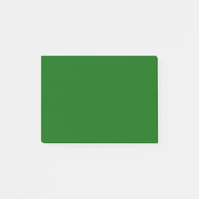 Solid Color Dark Green Post-it Notes (Front)