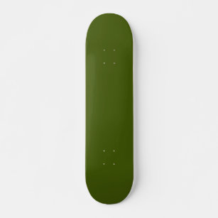 solid color dark green skateboard
