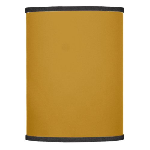 Solid color dark mustard brownish yellow lamp shade