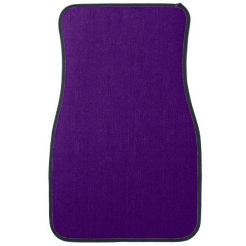 Solid color dark rich purple car floor mat