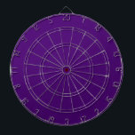 Solid color dark rich purple dart board<br><div class="desc">Solid color dark rich purple design.</div>