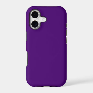 Solid color dark rich purple iPhone 17 case