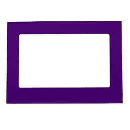 Solid color dark rich purple magnetic frame