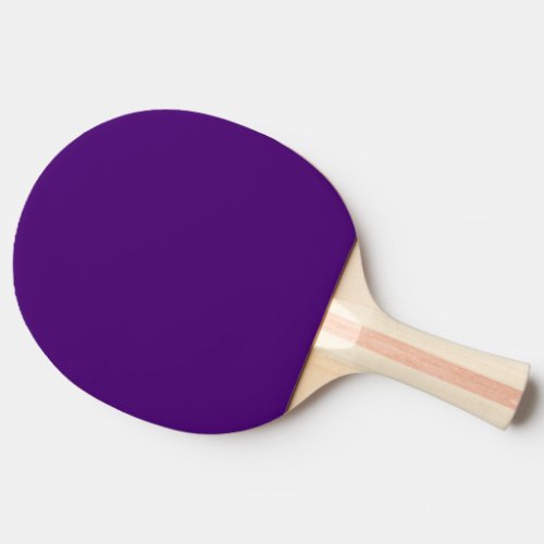 Solid color dark rich purple ping pong paddle