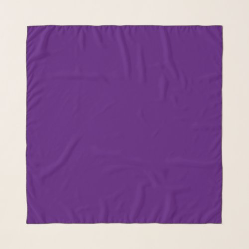 Solid color dark rich purple scarf