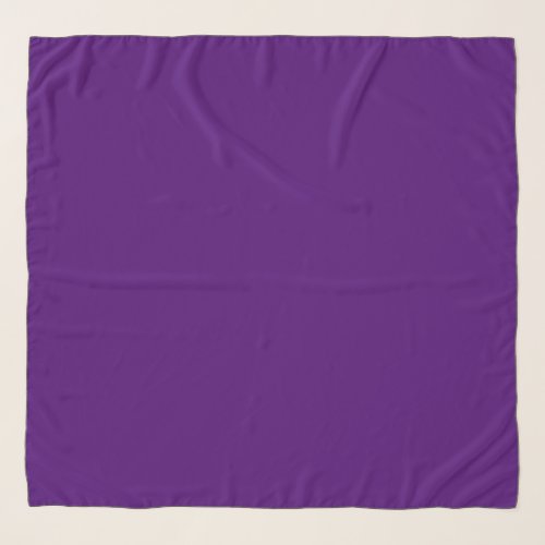 Solid color dark rich purple scarf