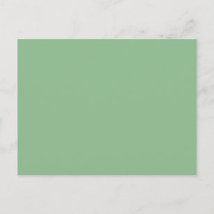 Dark Green Solid Background Color Postcards - No Minimum Quantity | Zazzle