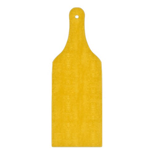 Solid color deep lemon mustard yellow cutting board