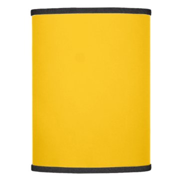 Solid color deep lemon mustard yellow lamp shade