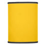 Solid color deep lemon mustard yellow lamp shade