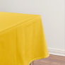 Solid color deep lemon mustard yellow tablecloth
