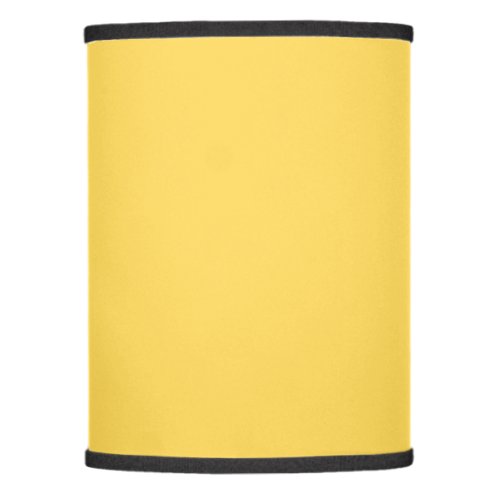 Solid color dull yellow lamp shade