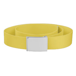 Solid color dusty yellow belt