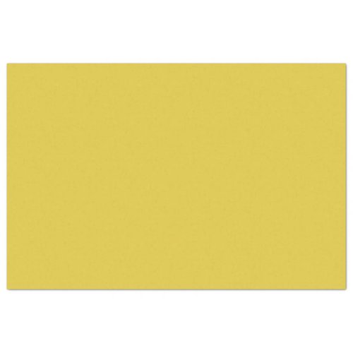 Solid color dusty yellow tissue paper