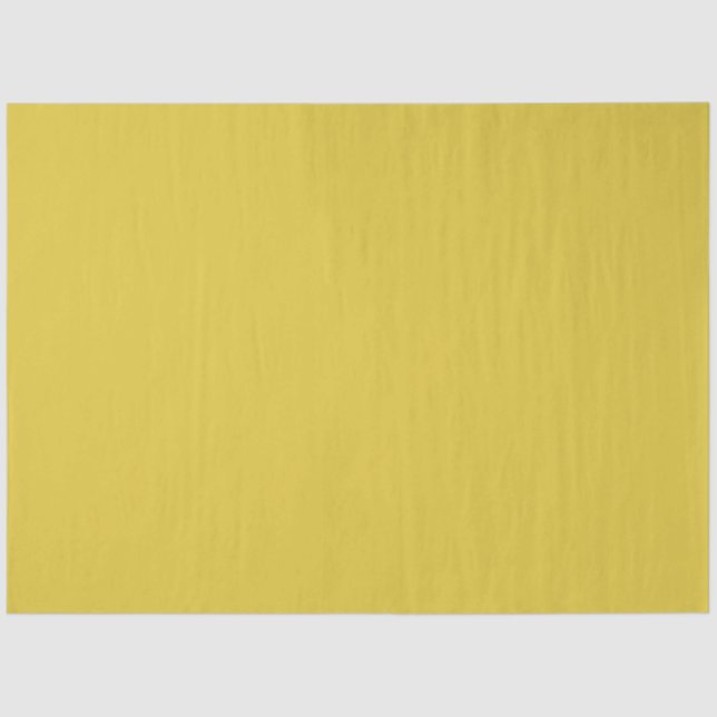 Solid color dusty yellow tissue paper (Front)