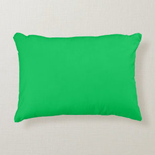 Solid Color: Emerald Green Decorative Pillow
