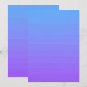 Solid Color Flat Invitations Announcements Card
