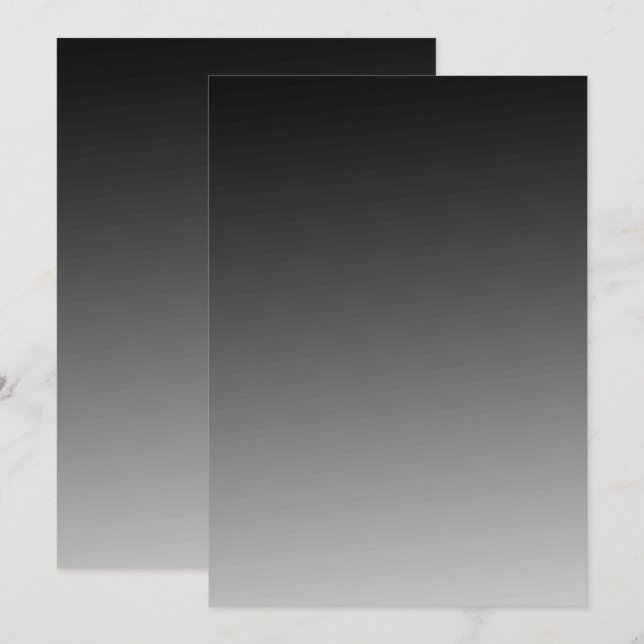 Solid Color Flat Invitations Announcements Card (Front/Back)