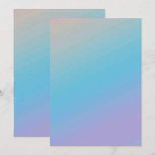 Solid Color Flat Invitations Announcements Card