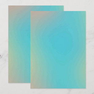 Solid Color Flat Invitations Announcements Card