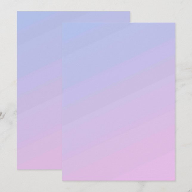 Solid Color Flat Invitations Announcements Card (Front/Back)