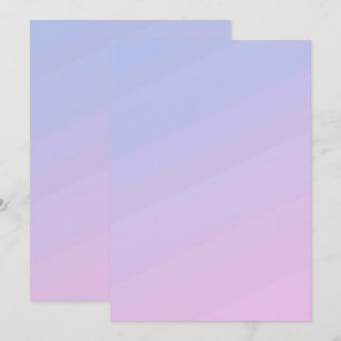 Solid Color Flat Invitations Announcements Card