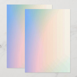 Solid Color Flat Invitations Announcements Card