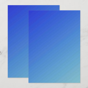 Solid Color Flat Invitations Announcements Card