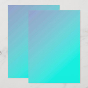 Solid Color Flat Invitations Announcements Card
