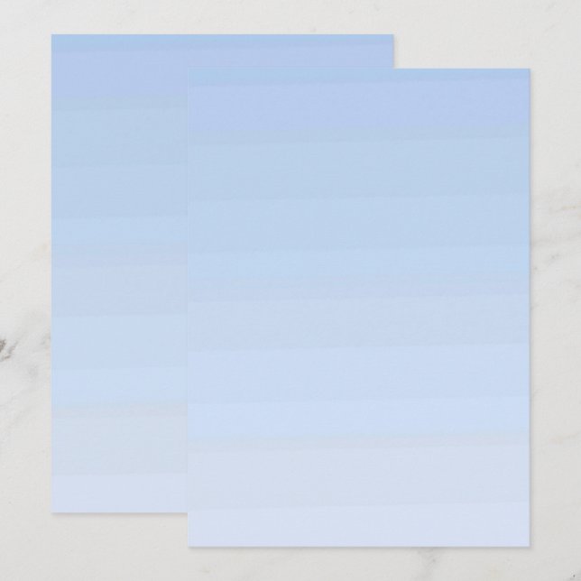 Solid Color Flat Invitations Announcements Card (Front/Back)