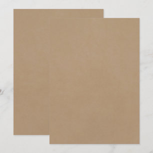 Solid Color Flat Invitations Announcements Card