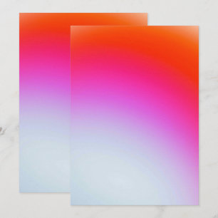 Solid Color Flat Invitations Announcements Card