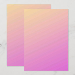 Solid Color Flat Invitations Announcements Card