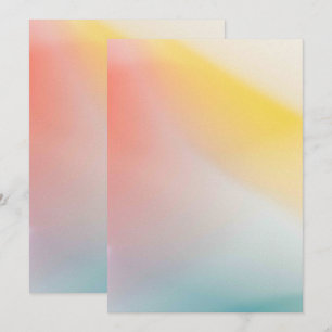 Solid Color Flat Invitations Announcements Card