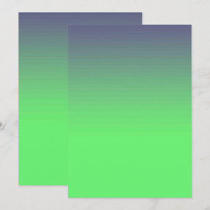 Solid Color Flat Invitations Announcements Card