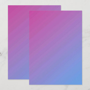 Solid Color Flat Invitations Announcements Card