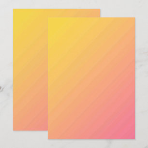 Solid Color Flat Invitations Announcements Card