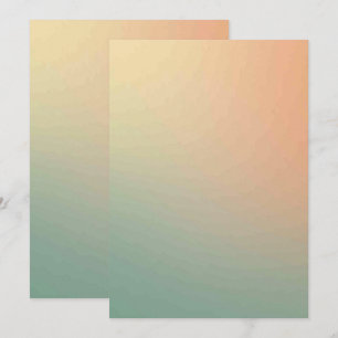 Solid Color Flat Invitations Announcements Card