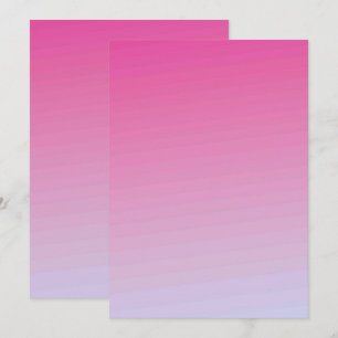 Solid Color Flat Invitations Announcements Card