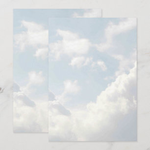 Solid Color Flat Invitations Announcements Card