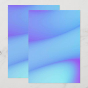 Solid Color Flat Invitations Announcements Card