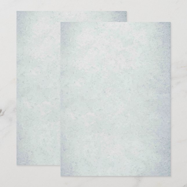 Solid Color Flat Invitations Announcements Card (Front/Back)