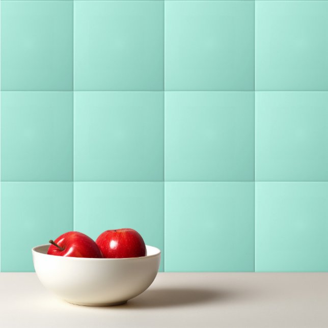 Solid color fresh mint ceramic tile (Creator Uploaded)