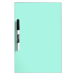 Solid color fresh mint dry erase board