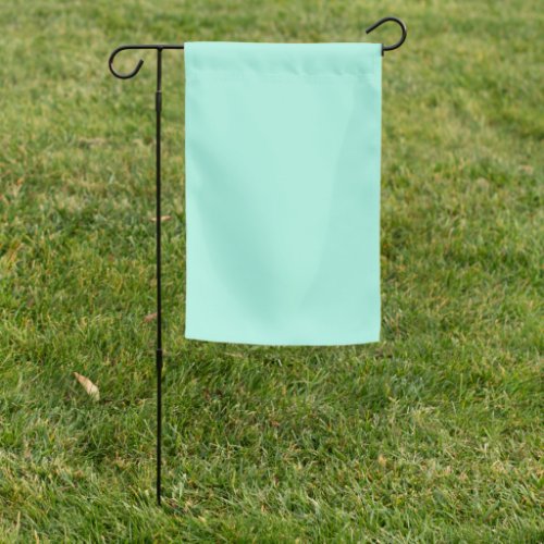 Solid color fresh mint garden flag