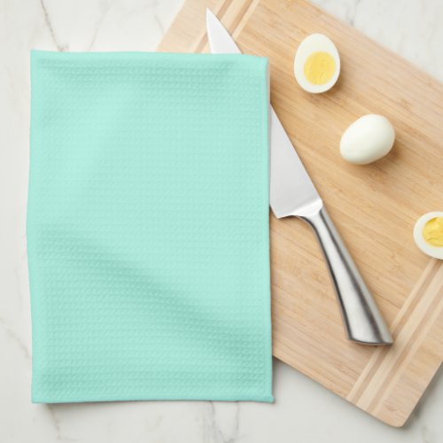 Solid color fresh mint kitchen towel